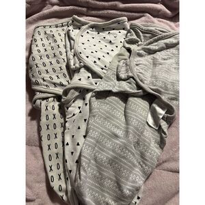 Swaddle Me Lot Of 3 Small/Medium Baby‎ Swaddles